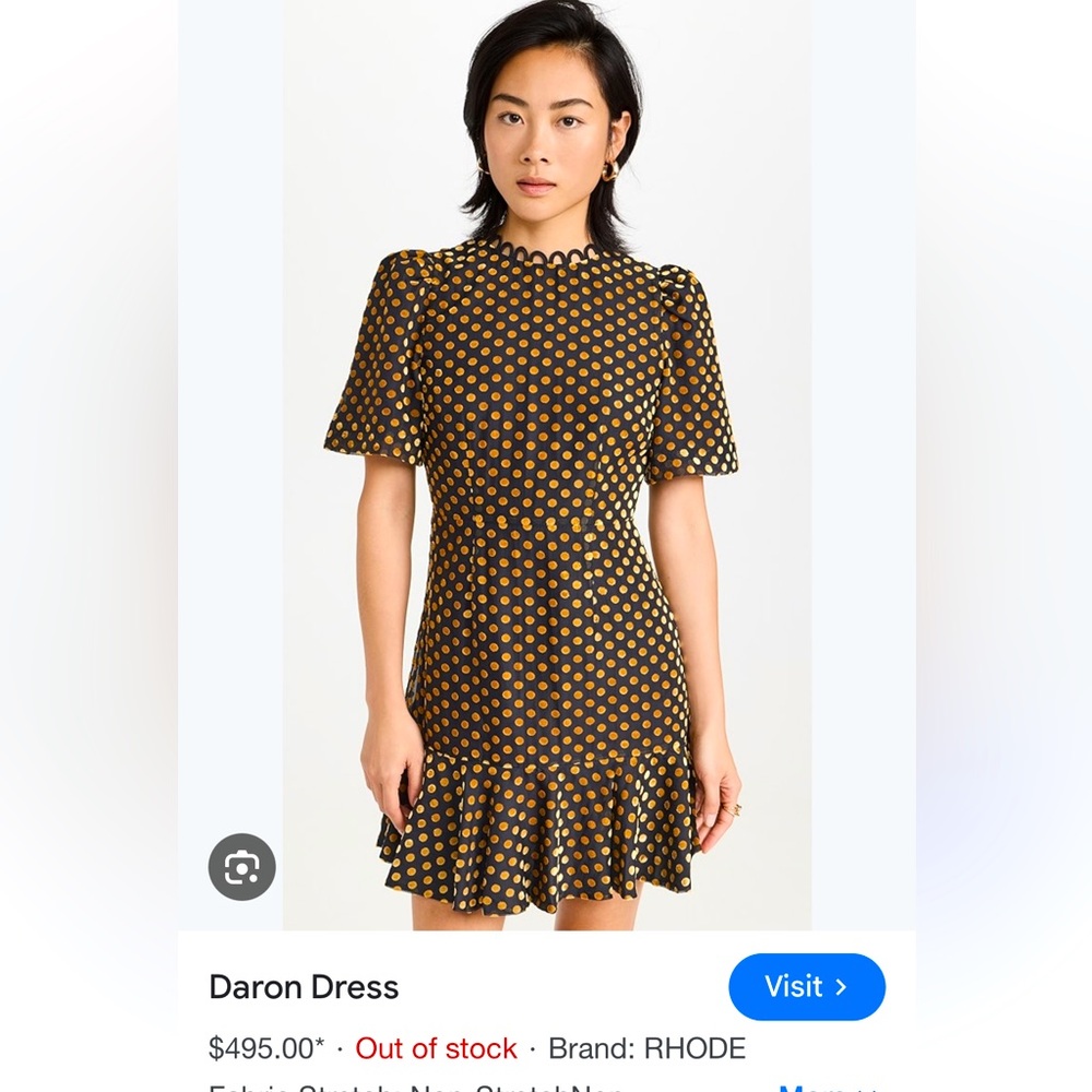 NWT RHODE Daron Dress sz 8